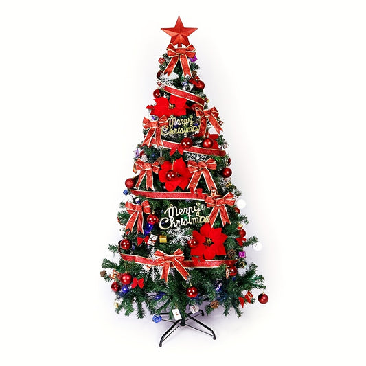 Kerstboom – Kunstkerstboom – Nepboom – Sierboom – Feestboom – 180 cm – Volledig Versierd – Duurzaam Kunststof