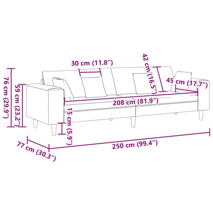 Bankstel – Hoekbank – Slaapbank – 3-zitsbank – Zetel – Donkergroen Velvet – Met Ottomane – Stevig Houten Frame – Comfortabele Foam Vulling