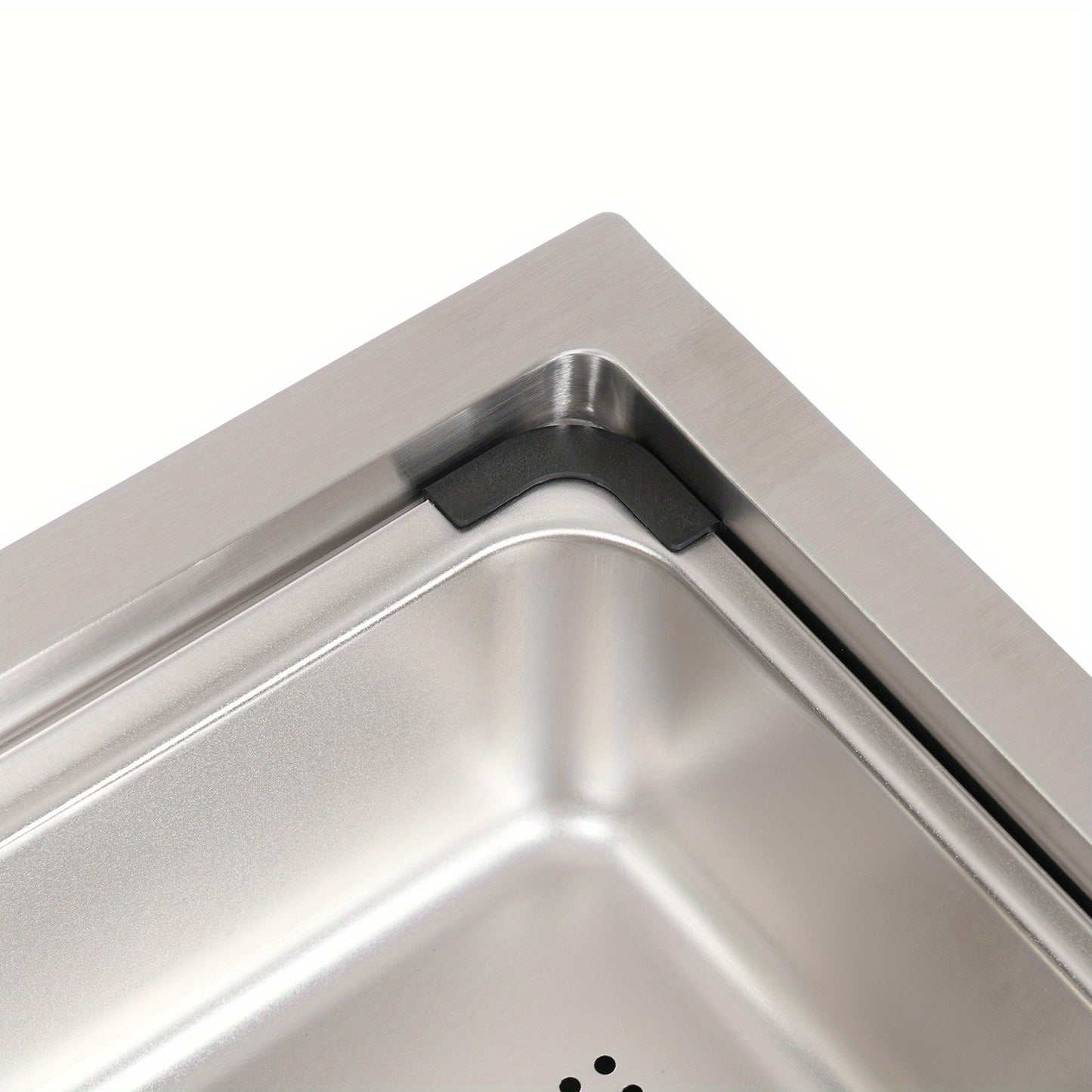 Spoelbak RVS – Keukenspoelbak – Inbouw Spoelbak – Opbouw Spoelbak – Undermount Spoelbak – Grote Inhoud 76x45,8 cm – Mat RVS Afwerking