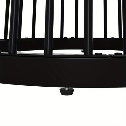 Ronde Eettafel – Keukentafel – Koffietafel – Eetkamertafel – Tafeltje – 80x80x76 cm – Metalen Poten – Modern Design – Geschikt Voor 4 Personen