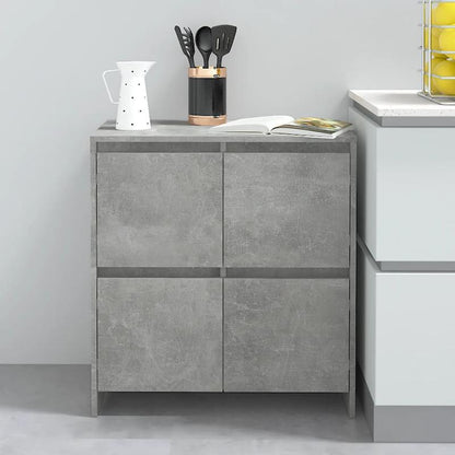 Sideboard 70x41x75cm edited wood concrete gray Practical and removable