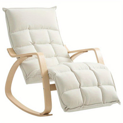 Schommelstoel – Relaxstoel – Fauteuil – Loungestoel – Voedingsstoel – Ergonomisch Ontwerp – Stevig Metalen Frame