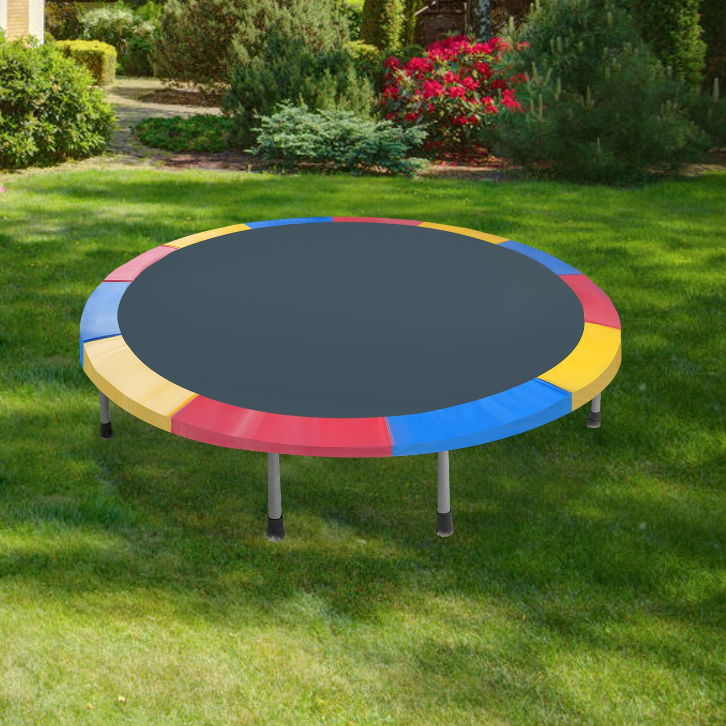 1 Trampoline Safety Pad | PVC Material, Mixed Color, Edge Cover for Spring Protection by NaMaSyo