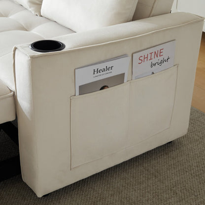 Slaapbank – Bedbank – Klapbank – Sofa Bed – Logeerbed – Ruimtebesparend Design – Duurzaam Niet-Houten Materiaal