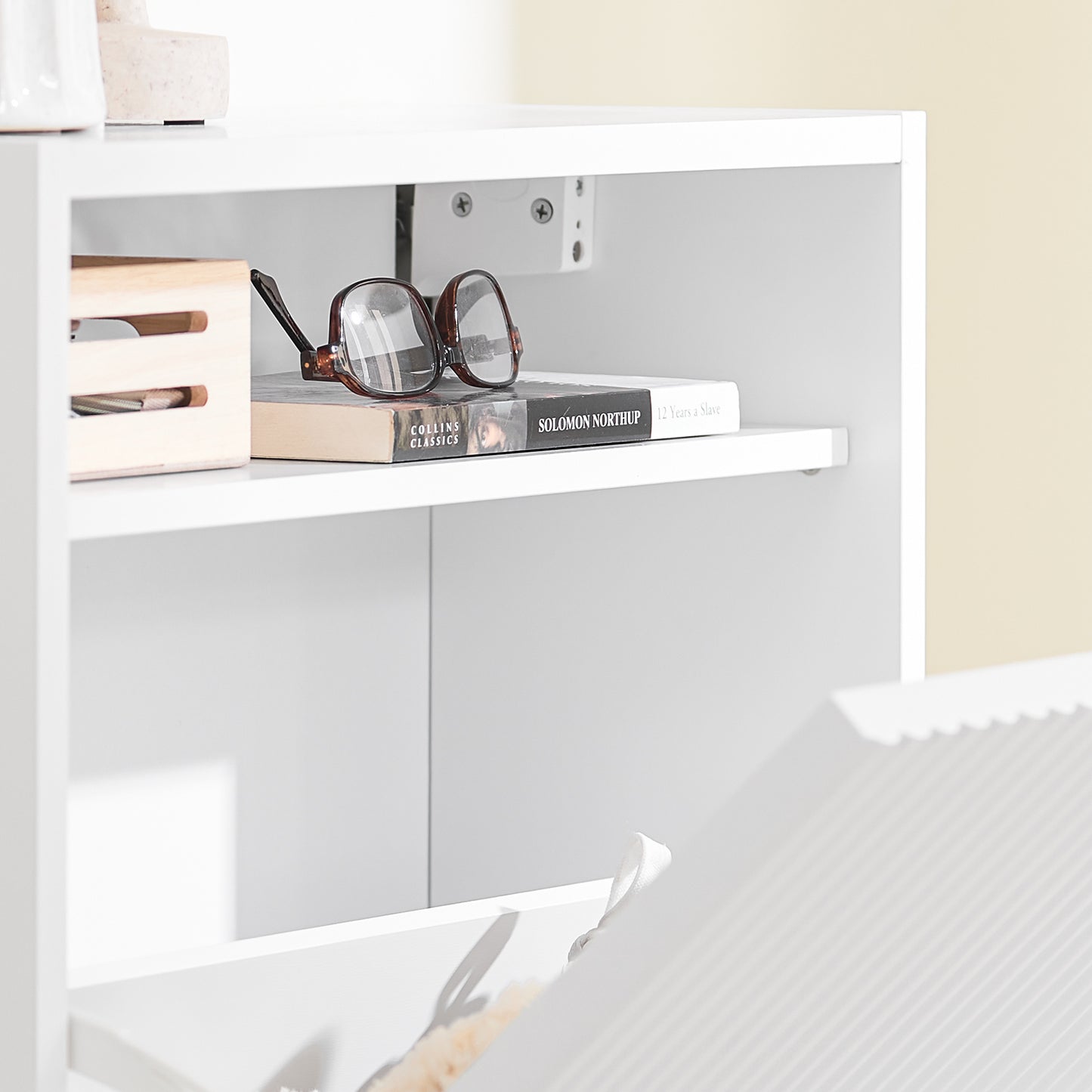 Keukenkast – Keukenbuffet – Opbergkast – Keukenmeubel – Kast Met Deuren – Moderne Zwarte MDF – 2 Deuren 3 Planken