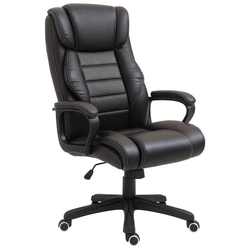 Ergonomische Bureaustoel – Kantoorstoel – Bureaustoel Met Massage – Werkstoel – Comfortabele Stoel – Verstelbare Hoogte – Verstelbare Rugleuning – Stevig Metalen Frame – Gewatteerde Zitting