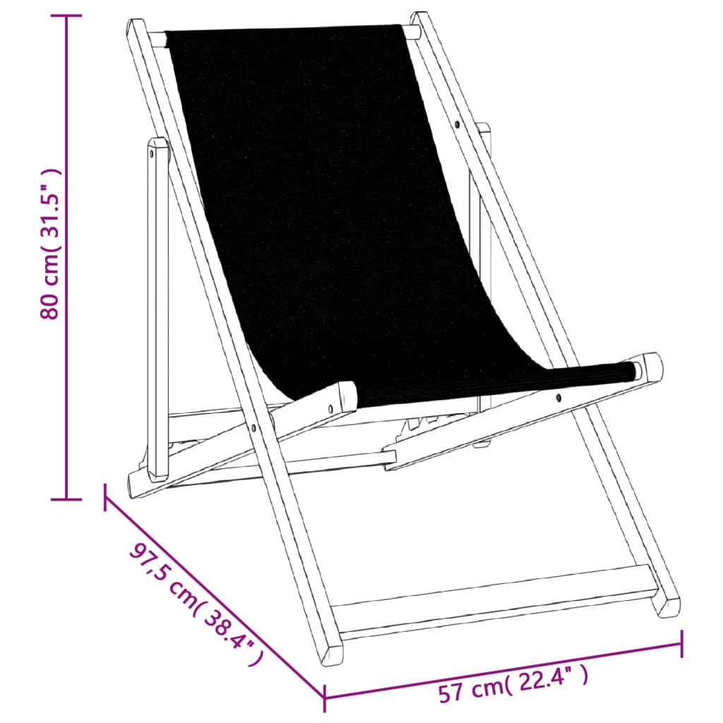 Inklapbare Strandstoel – Strandstoel – Tuinstoel – Campingstoel – Lichtgewicht Aluminium Frame – 3-Verstelbare Zitposities