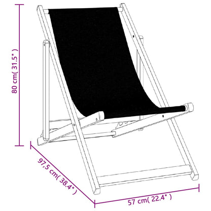 Inklapbare Strandstoel – Strandstoel – Tuinstoel – Campingstoel – Lichtgewicht Aluminium Frame – 3-Verstelbare Zitposities