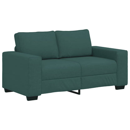 Bankenset – Sofa – Sitzbank – Lounge Zitset – Woonkamerbank – Polyester Bekleding – Stevig Metaal En Houten Frame – Comfortabele Zitting – Brede Armleuningen – Groen