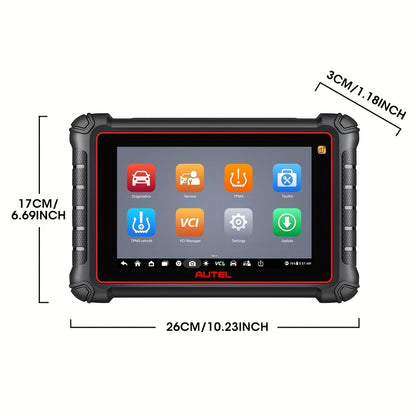 OBD2 Diagnostische Scanner – Auto Diagnose Tool – TPMS Sensor Tester – ECU Programmer – Bidirectionele Besturing – 20,32 cm Scherm – 40+ Servicefuncties