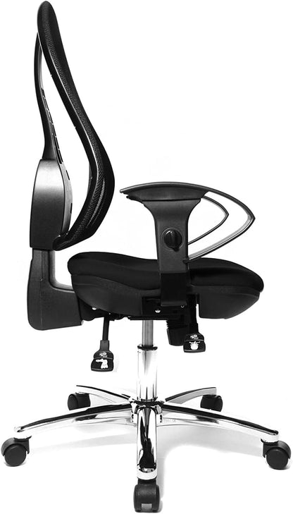 Topstar Open Point SY Deluxe Ergonomische Draaistoel Incl. Armleuningen, Stof, Zwart, Een Maat
