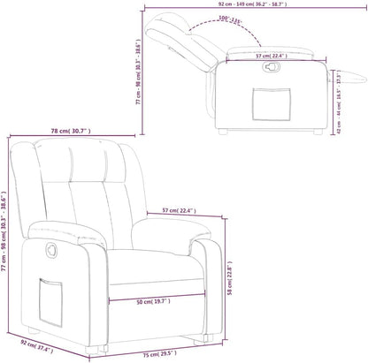 vidaXL Stand Up Armchair Adjustable Faux Leather Brown, Stand Up Chair, Stand Up Chair, Stand Up Chair, Stand Up Chairs, Stand Up Chair, Senior Chair, Stand Up Chair