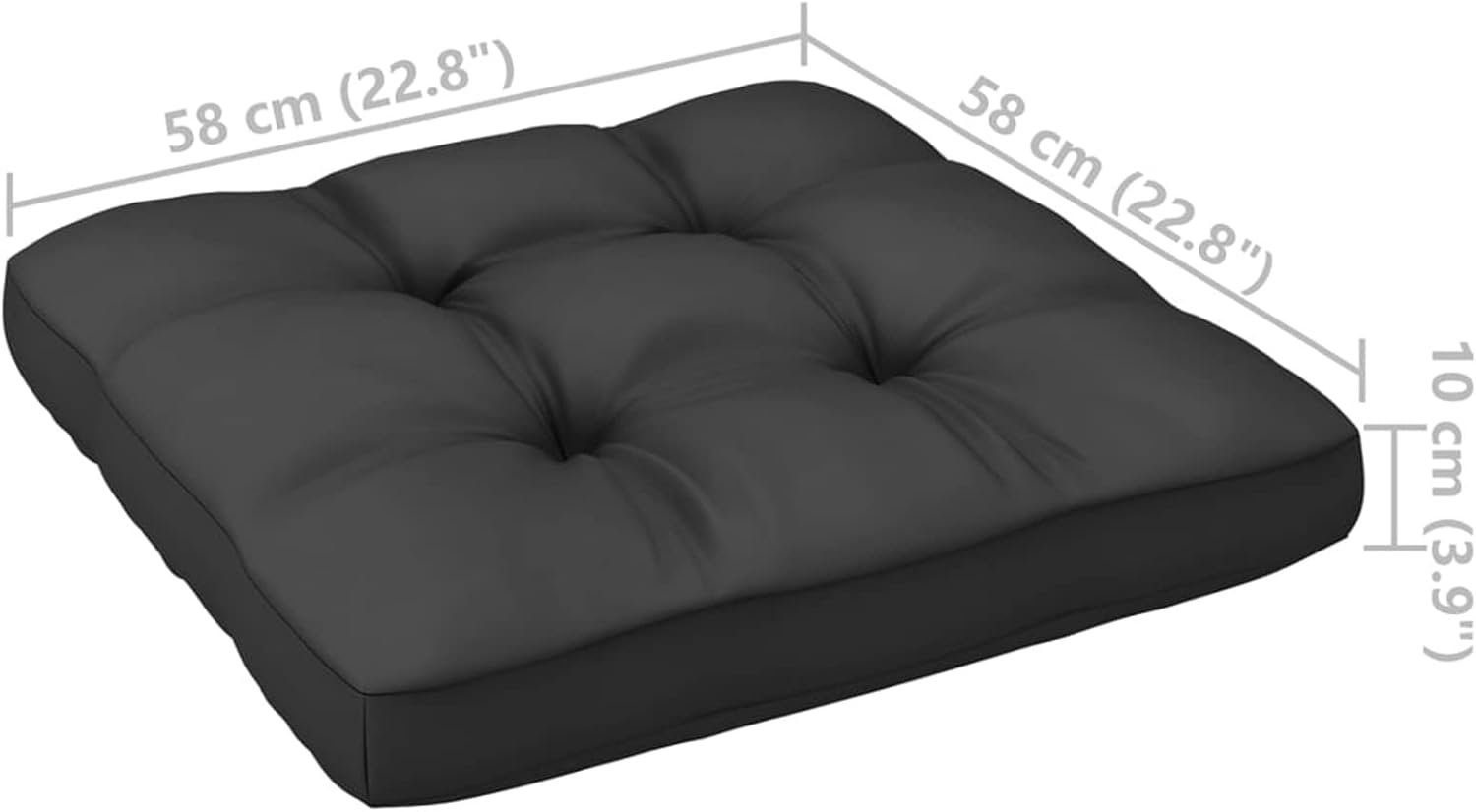 Gecheer 2 Piece Garden Lounge Set with Cushion, Garden Furniture Set, Wood Seating Group, Sofa, Lounge, Garden Set, Garden Bench, Corner, Ottoman, Solid Pine - QUORE