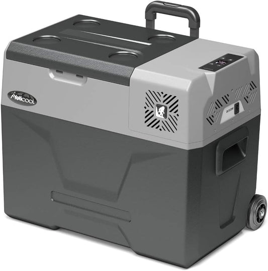 Yeticool Originele BX40 compressor-koelbox/vriesbox, 40 liter, app-besturing via bluetooth, 12/24 V en 230 V voor auto, vrachtwagen, USB-aansluiting, = 38,17 l