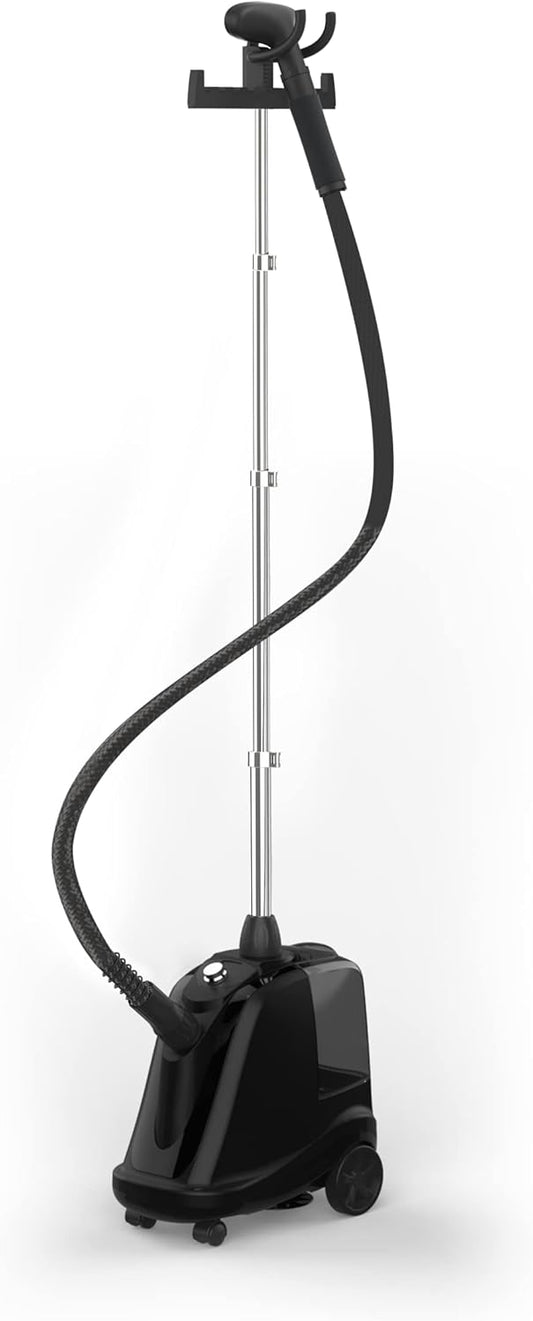 Staande kledingstomer Zwart – Kledingstomer – Stoomstrijkijzer – Stoomapparaat – Verticale stomer – 2000 W, 40 g/min – Afneembaar 3,5 liter reservoir, klaar in 45 seconden
