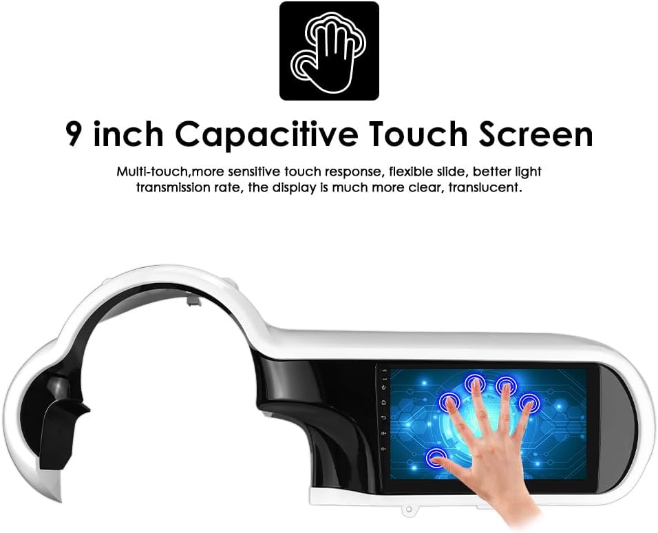 Ossuret Autoradio voor Renault Twingo Ill (2014-2024), 9 Inch Android 13 Touchscreen 2+32GB GPS Navigatie met Carplay Android Auto WiFi Bluetooth USB Stuurwielbediening