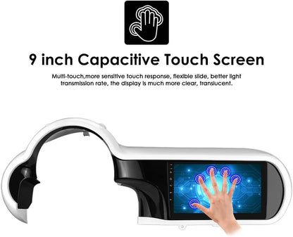 Ossuret Autoradio voor Renault Twingo Ill (2014-2024), 9 Inch Android 13 Touchscreen 2+32GB GPS Navigatie met Carplay Android Auto WiFi Bluetooth USB Stuurwielbediening