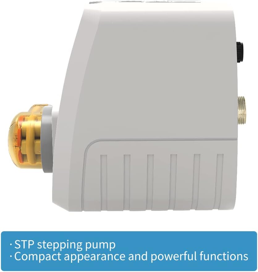Kamoer M1-STP Intelligente peristaltische Pomp 24V Stepper Motor Verstelbare programmeerbare Lage Flow Vloeibare Doseerpomp met Controle voor Laboratorium Aquarium 0-88ml/min