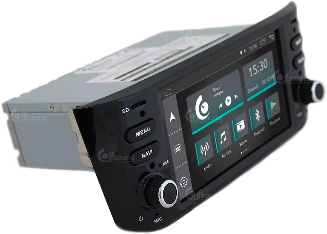 Op maat gemaakte autoradio voor Punto Evo Android GPS Bluetooth WiFi Dab USB Full HD Touchscreen Display 6.2" Easyconnect