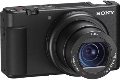 Sony ZV-1 Premium compacte camera (1 inch sensor, 24-70 mm F1.8-2.8, 4K video, oog-autofocus, kantelbaar display, voor foto's en video's)