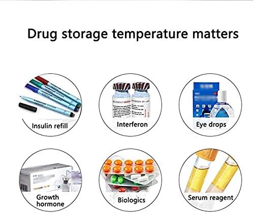 Insulinekoelkast – Draagbare Koelbox – Medicijnkoelkast – Temperatuurgestuurde Koelbox – Reiskoelkast – Compact Formaat – Intelligente Temperatuurregeling – Hoog Temperatuuralarm