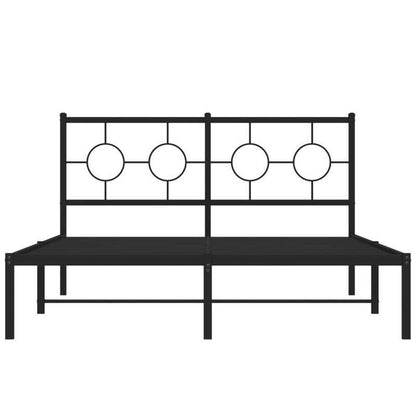Bedframe Metaal Queen Size – Bedbodem Stalen Frame – Industrieel Bed – Slaapkamer Meubel – Minimalistisch Bed – Stevige Constructie – Zonder Matras