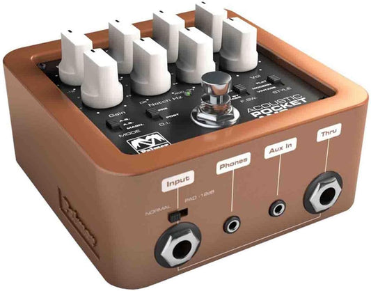Palmer Pocket AMP Acoustic - draagbare voorversterker voor akoestische snaarinstrumenten