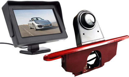 Automotive Achteruitrijcamera + 4,3 inch Paneel HD Monitor Kit voor Peugeot Expert 2007-2016/Fiat Scudo 2007-2016/Citroen Jumpy 2007-2016