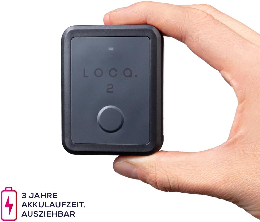 Loca 2 GPS Tracker - Geen abonnement nodig - 3 jaar batterijduur - Waterdicht (IP67) - GPS tracker voor Auto, scooter, camper, fiets, boot of koffer
