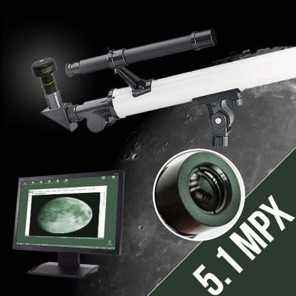 Telescopische telescoopcamera USB-camera 1,25 inch aansluiting oculair maan sterren TC3