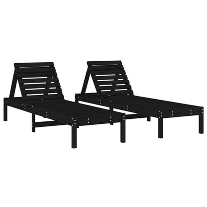 Houten Ligstoel – Houten Loungestoel – Buitenstoel – Tuinstoel – Verstelbare Rugleuning – Massief Vurenhout