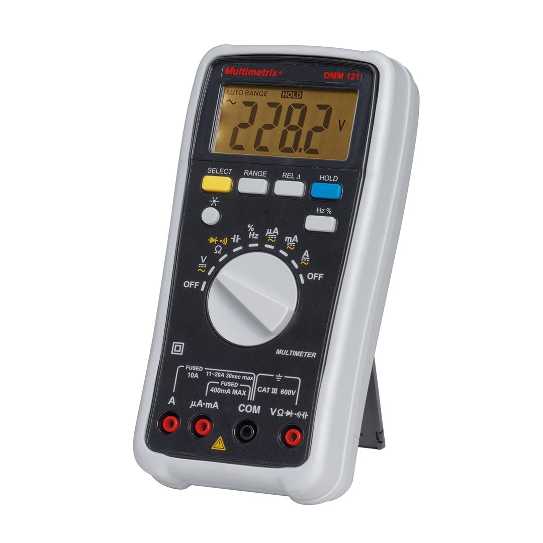 Multimetrix DMM 121 digitale multimeter CAT III 600V display (score): 4000
