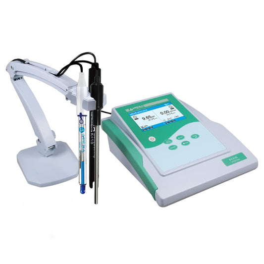 Apera Instruments PC910 pH-/geleidbaarheid laboratoriummeter (pH-meetbereik 0 tot 14,00; geleidingsmeetbereik totaal: 0 tot 200 mS/cm)