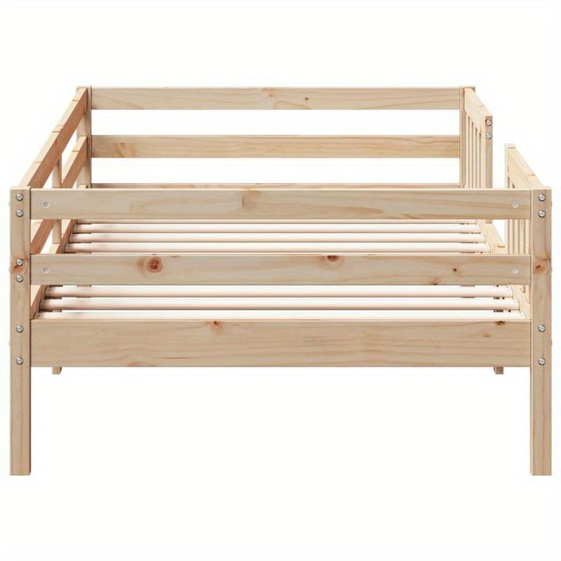 Bedframe – Ledikant – Eenpersoonsbed – Slaapkader – Houten Bed – Massief Dennenhout – Afmeting 80x200 cm – Eenvoudig te Monteren