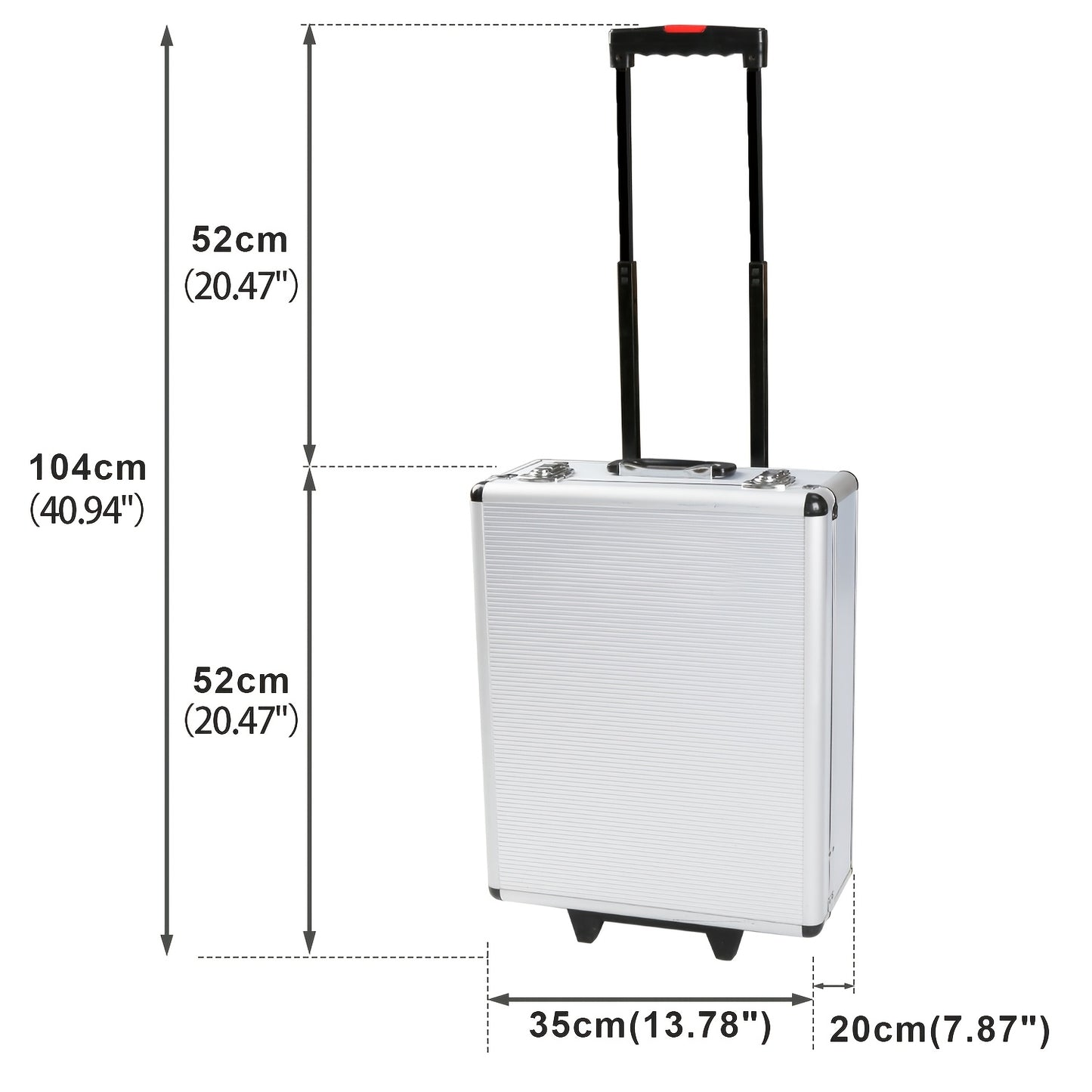 Gereedschapskist – Gereedschapsset – Trolley – Organizer – Koffer – 1031 Onderdelen – Aluminium – 4 Uitneembare Niveaus