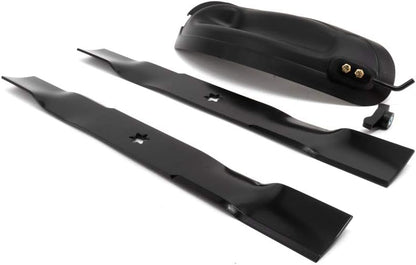 Mulchkit voor 46 Inch Grasmaaier – Mulchset – Mulchmessen – Gazononderhoud Kit – Maaierset – 2 Mulchmessen Inclusief Plug – 6-Punts Montagepatroon