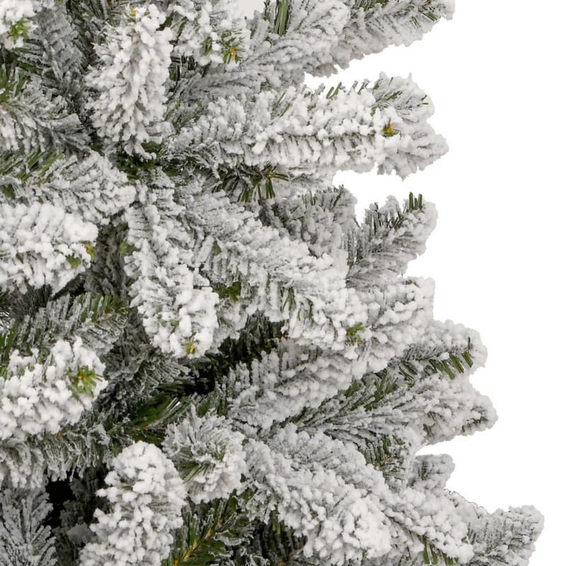 Kerstboom – Kunstkerstboom – Dennenboom – Kunstboom – Inklapbare Boom – 240 cm Hoog – Realistisch Besneeuwd Effect – Stevige Metalen Standaard