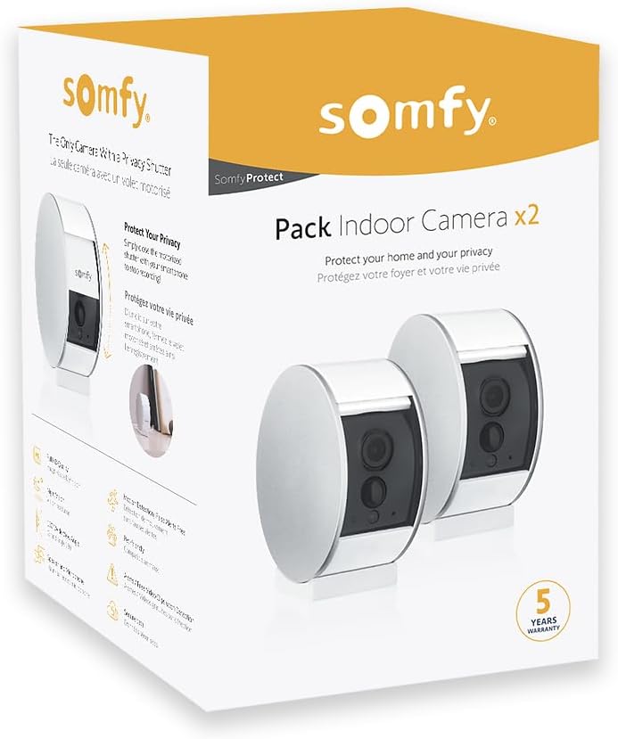 Indoor Camera – Beveiligingscamera – IP Camera – Bewakingscamera – Home Camera Duo Pack – Full HD 1080p – Bewegingsdetectie met Privacy Shutter