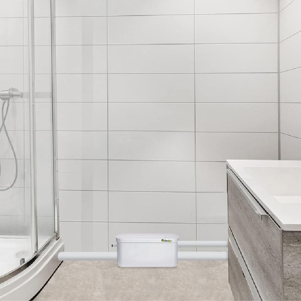 SANI-S250C Sanitaire maalwerk, stille afvalpomp, douche-liftpomp met twee ingangen