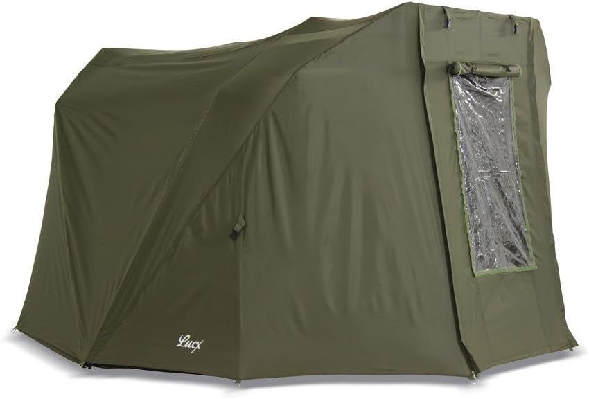 Lucx® Winterskin Overwrap Skin voor Bivvy Coon karpertent 1 tot 2 personen (geen tent alleen gooi), olijfgroen