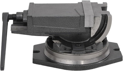 2-Assige Bankschroef – Bankschroef – Werkbankklem – Klemmen – Gietijzeren Bankschroef – Bekbreedte 160 mm – Kantelbaar 0-90° – Verstelbare Hoogte 200-430 mm