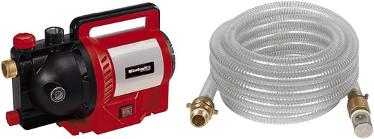 Tuinpomp – Waterpomp – Vijverpomp – Tuinwaterpomp – Dompelpomp – 1200 Watt – Watervulstand Indicator – Zuigslang 7 Meter – Koperen Uiteinden