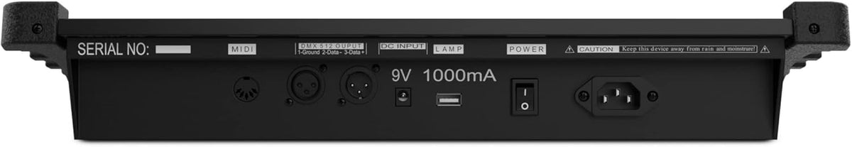 Audibax Control 384 - DMX-controller met 384 kanalen - besturing van 24 apparaten met 16 DMX-kanalen - activering van scènes per geluid, handmatig of automatisch - programmering van chases en