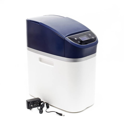 Waterontharder – Waterverzachter – Ontkalker – Kalkverwijderaar – Zoutontharder – Volautomatisch met display – 500 l/u en 10 kg zoutreservoir