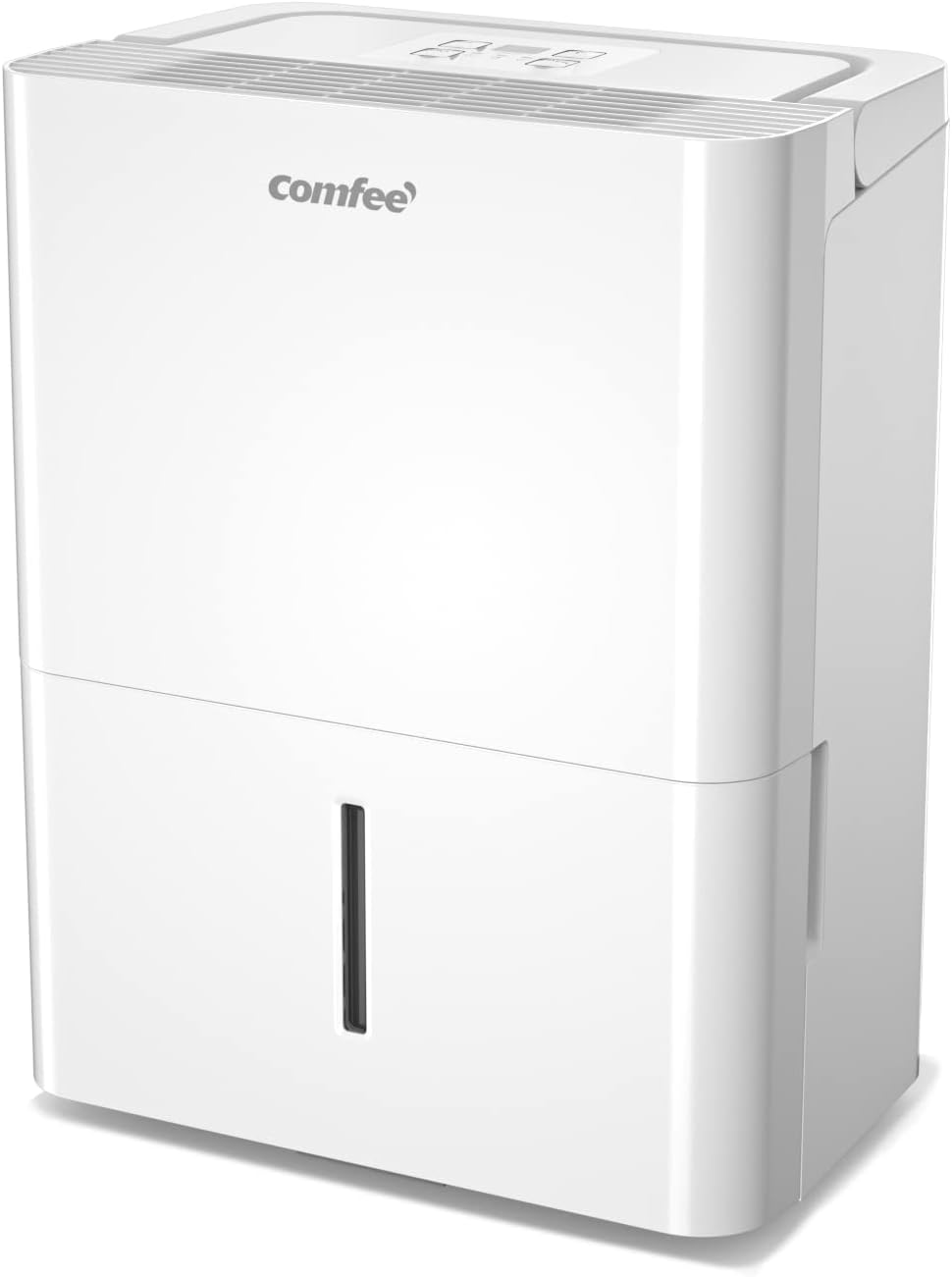 Comfee luchtontvochtiger App-compatibel wifi-bediening, ontvochtiger 20 l in 24 uur, Ruimtegrootte ca. 100 m3 (40 m2) , 170 m3/h luchtvermogen, 3 standen, MDDF-20DEN7-WF, Wit