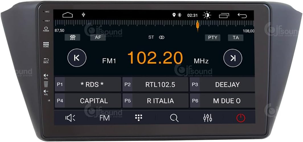 Autoradio Skoda Fabia 2015 – Multimedia Systeem – Navigatie Unit – Touchscreen Radio – Inbouw Autoradio – 9 Inch Scherm – Bluetooth & Carplay Connectivity