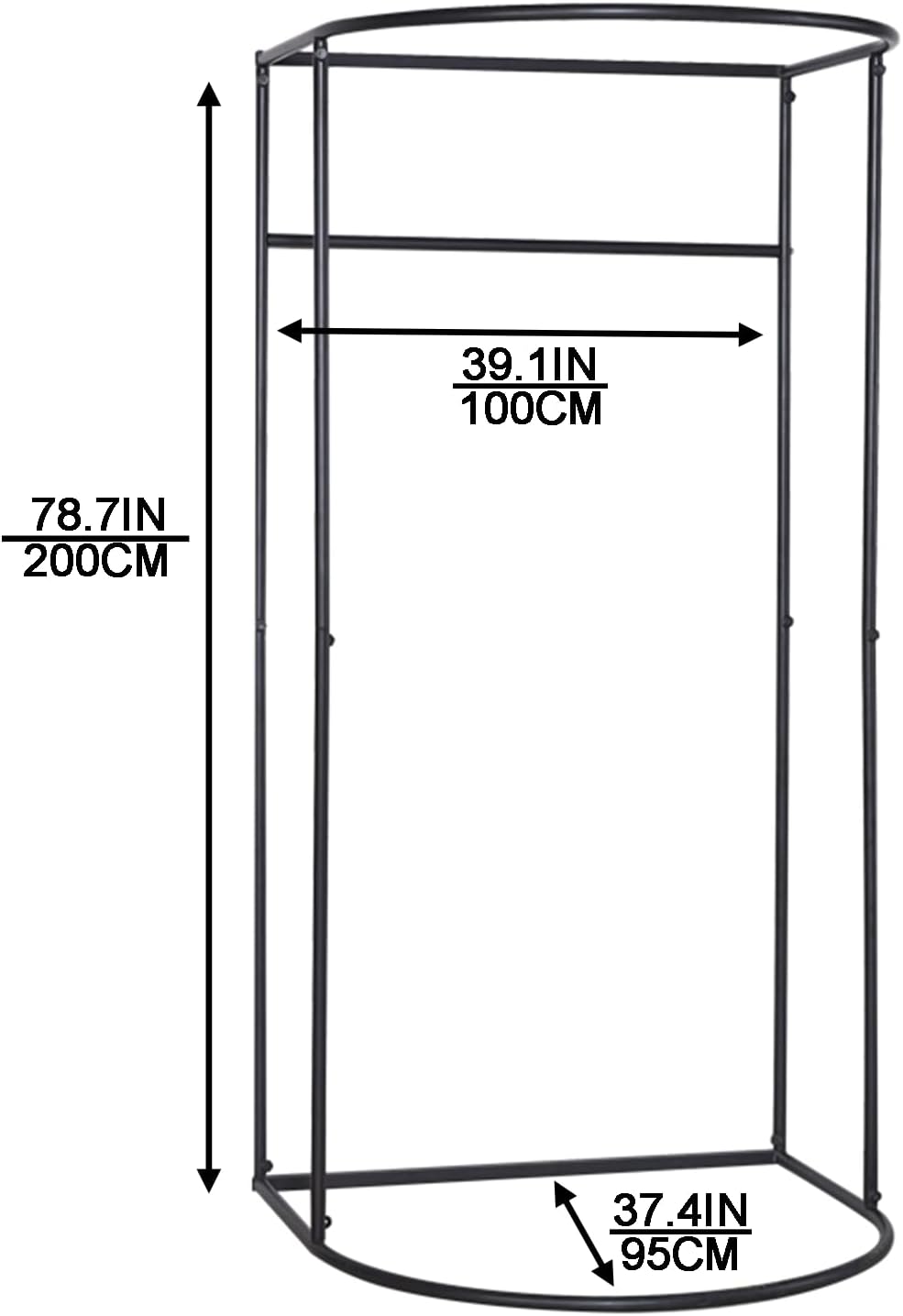 Kledingwinkel Fitthing Room, draagbare kleedkamer voor boetiek, beweegbare kleedkamer met schaduwgordijn, tijdelijke mobiele Prvacy bescherming kleedkamer, 78 x 39 x 94 cm