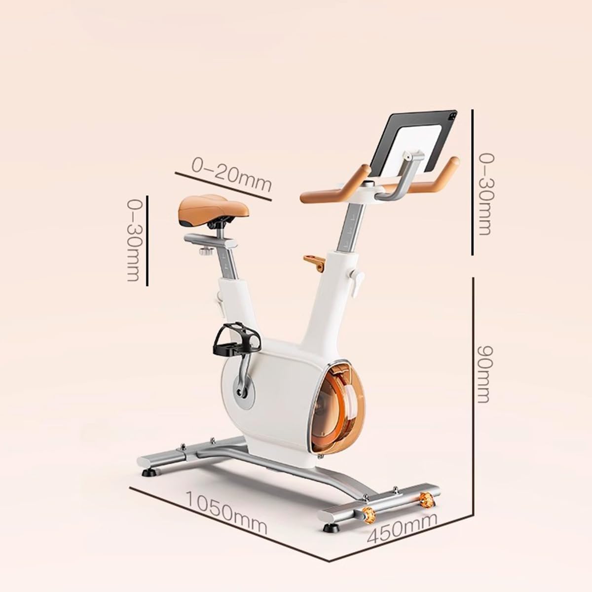 Sophy W1 Indoor Exercise Bike with Double Flywheel 10 kg Silent Stationary Bikes for Home - QUORE