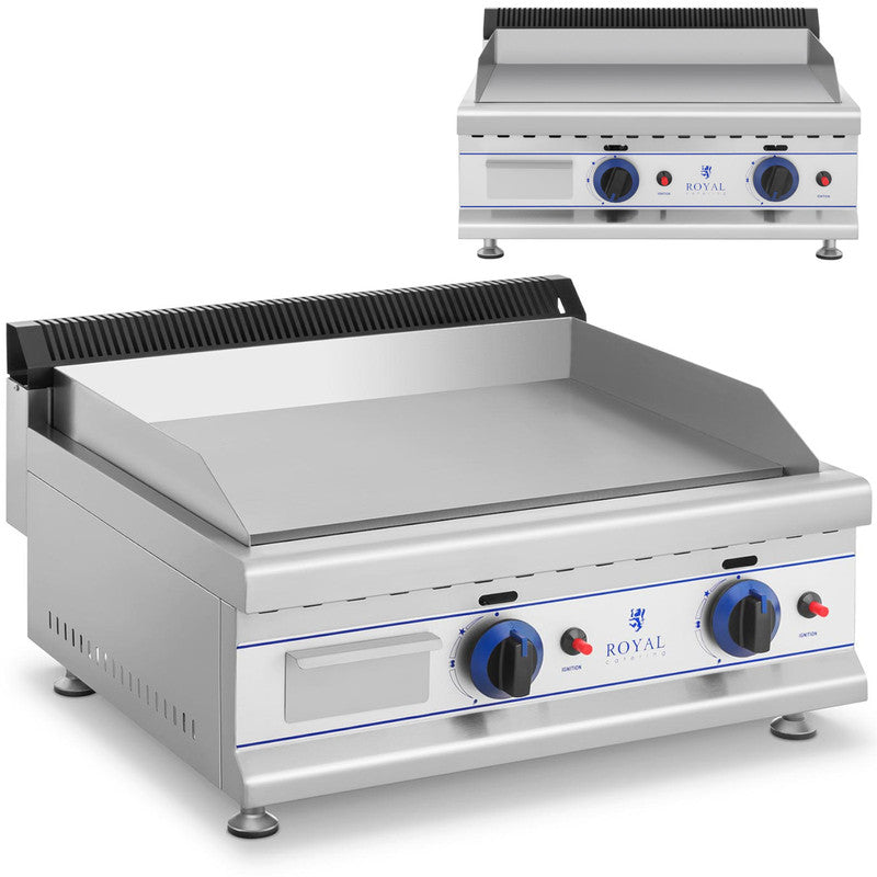 Gasbarbecue – Gas Grill – Buitenkeuken – BBQ – Barbecue – Dubbele Branders 2x3000W – RVS Behuizing 60x40cm Grillplaat