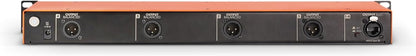 Palmer BRIDGE 4A 4-kanaals actieve DI-box, 19" rackmonteerbaar